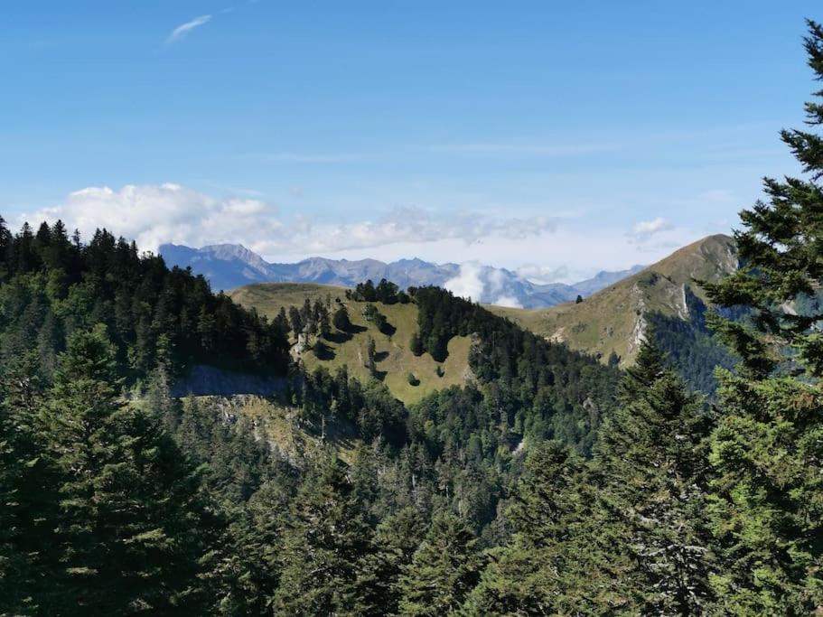 Cabane dans les bois avec vue sur les Pyrénées Saint-Laurent-de-Neste Extérieur photo