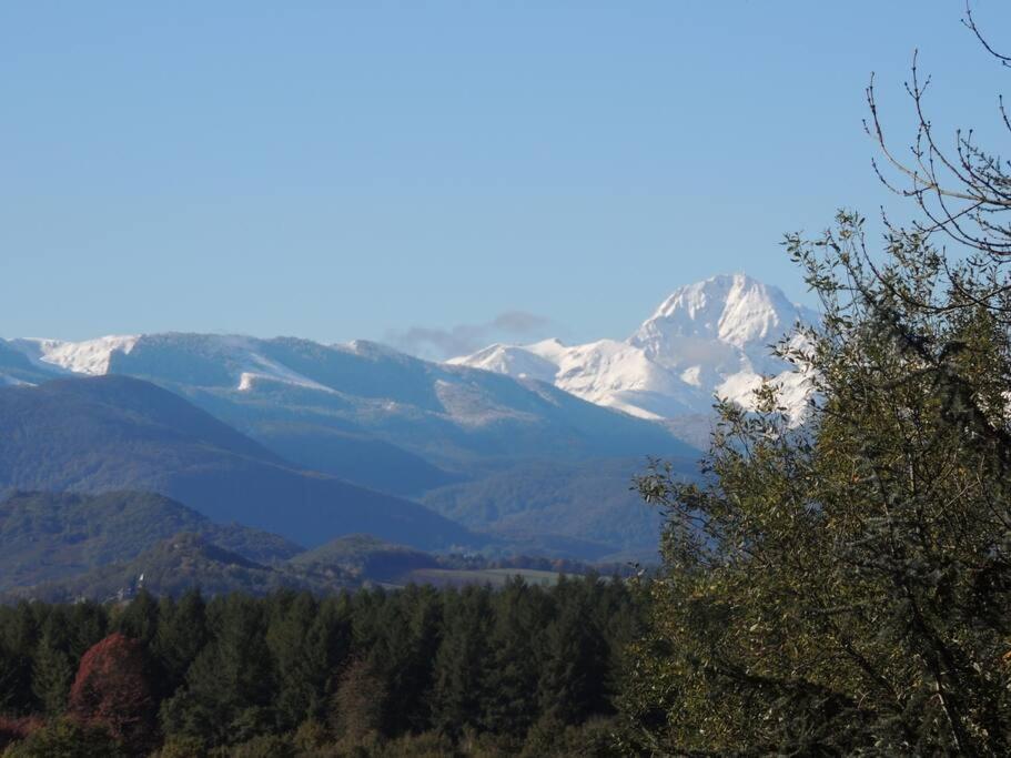 Cabane dans les bois avec vue sur les Pyrénées Saint-Laurent-de-Neste Extérieur photo